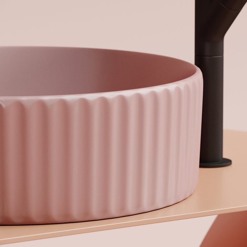 Накладная раковина Ceramicanova Element CN6057MP розовый матовый