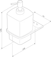 Набор Дозатор AM.PM Inspire V2.0 A50A36900 + Стакан A50A343400 + Полотенцедержатель A50A32600 Набор Дозатор AM.PM Inspire V2.0 A50A36900 + Стакан A50A343400 + Полотенцедержатель A50A32600