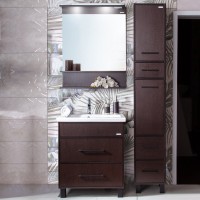 Мебель для ванной комнаты Бриклаер Чили 70 венге С