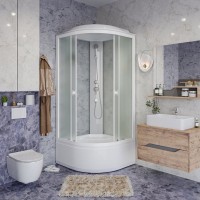 Душевая кабина Niagara Promo P90/40/MT с высоким поддоном, с сиденьем