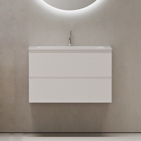 Тумба с раковиной Sancos Folk 80 bianco