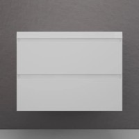 Тумба с раковиной Style Line Манхэттен 80 подвесная, белая, раковина Andrea Classic 80