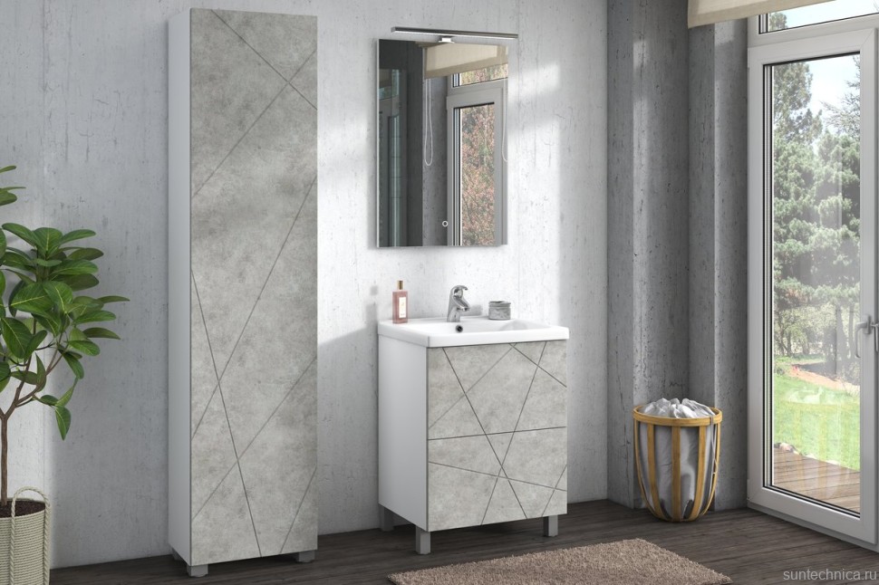 Тумба под раковину Vigo Geometry 60 бетон