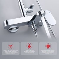 Душевая стойка Raglo R50.24 хром