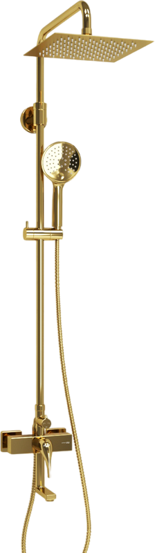 Душевая стойка Wasserkraft Sauer A171.256.207.PG золото
