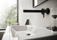 Смеситель для раковины Hansgrohe Finoris 76050670 С ВНУТРЕННЕЙ ЧАСТЬЮ матовый черный