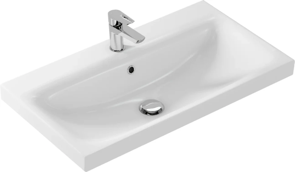 Тумба с раковиной Aquanet Беркли 80