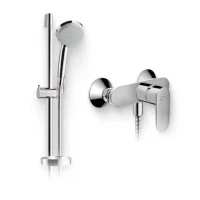 Душевой комплект Смеситель для душа Hansgrohe Vernis Blend 71640000 хром + Гарнитур Croma 100 Vario 27771000 Unica C