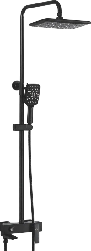 Душевая стойка Rose R2736H черная