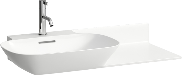 Мебельная раковина Laufen Ino 8.1330.2.000.104.1 90 накладная, белая, овальная, фарфор