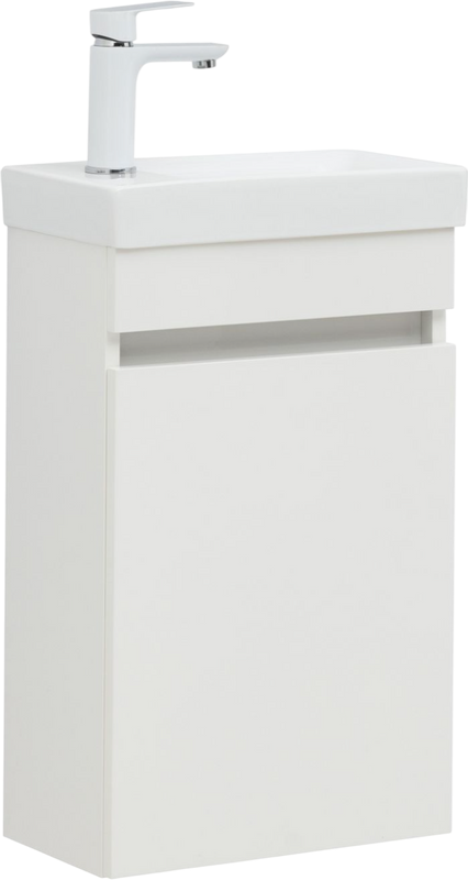 Тумба с раковиной Aquanet Вега 40 подвесная