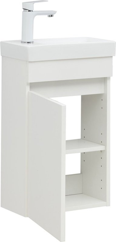 Тумба с раковиной Aquanet Вега 40 подвесная