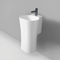 Раковина подвесная Azzurra Nativo LALS035370NM/(NAT200/1 bi)*1 34 белая, овальная, фаянс