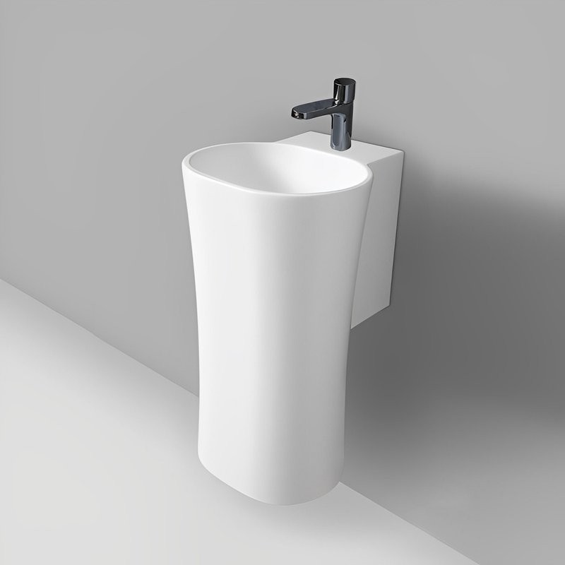 Раковина подвесная Azzurra Nativo LALS035370NM/(NAT200/1 bi)*1 34 белая, овальная, фаянс