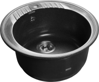 Мойка кухонная GranFest Rondo GF-R520 черный