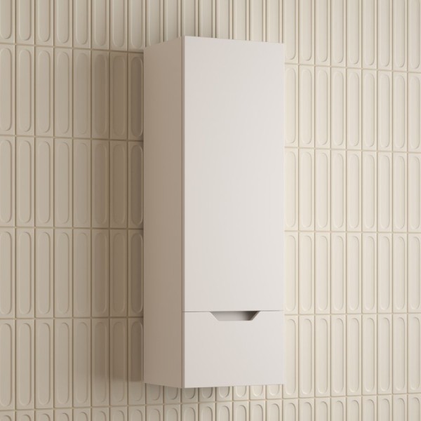 Шкаф-пенал для ванной Style Line Остин 36 подвесной, белый эмаль plus