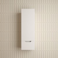 Шкаф-пенал для ванной Style Line Остин 36 подвесной, белый эмаль plus