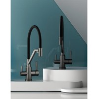 Смеситель для кухни с подключением фильтра Raglo R81.62.09, графит Смеситель для кухни с подключением фильтра Raglo R81.62.09, графит
