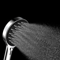 Лейка для душа 135 мм, 4 режима, хром, AQUAme AQM8501CR