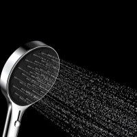 Лейка для душа 135 мм, 4 режима, хром, AQUAme AQM8501CR