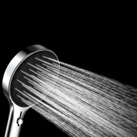 Лейка для душа 135 мм, 4 режима, хром, AQUAme AQM8501CR