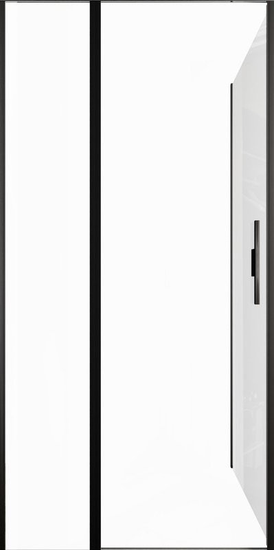 Душевой уголок Allen Brau Priority 100x100, профиль черный браш, стекло прозрачное