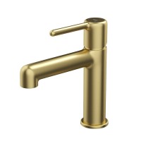 Комплект для ванной IDDIS Aiger Душевая стойка IDDIS Aiger AIGMG3Fi06 + Смеситель для раковины AIGMG00i01, золотой матовый