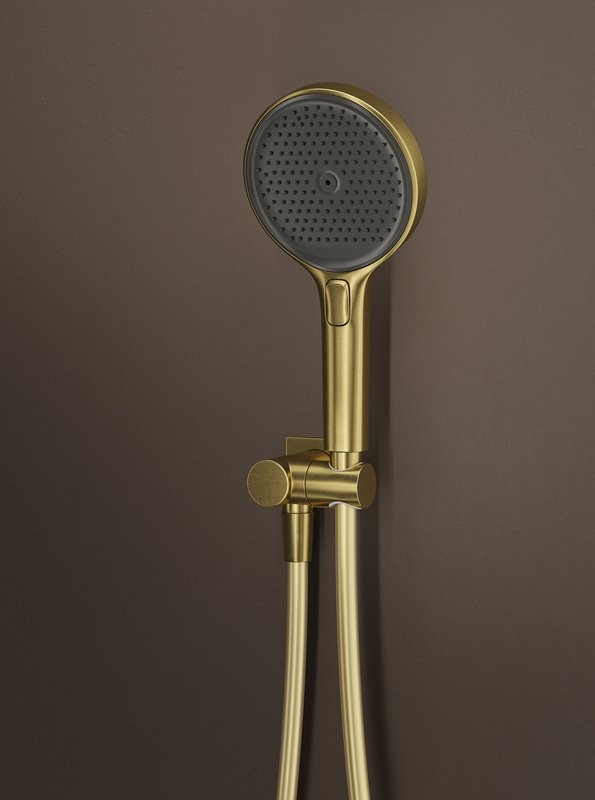 Душевой комплект IDDIS Duna DUNMGSTi68 С ВНУТРЕННЕЙ ЧАСТЬЮ, матовое золото