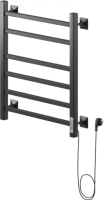 Полотенцесушитель электрический Ника Step-2 60/40 черный матовый, R