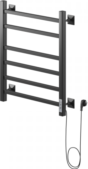 Полотенцесушитель электрический Ника Step-2 60/40 черный матовый, R