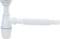 Сифон для раковины EWRIKA 0301003024 32 мм, бутылочный, матовый белый