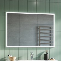 Зеркало IDDIS Brick 100 c термообогревом и подсветкой