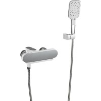 Смеситель для ванны с душем Gappo G83-8 G3283-8 белый, хром