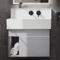 Тумба с раковиной KERAMA MARAZZI Logica M 65 серая