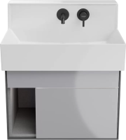 Тумба с раковиной KERAMA MARAZZI Logica M 65 серая