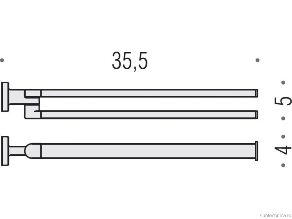 Полотенцедержатель Colombo Design Nordic B5212