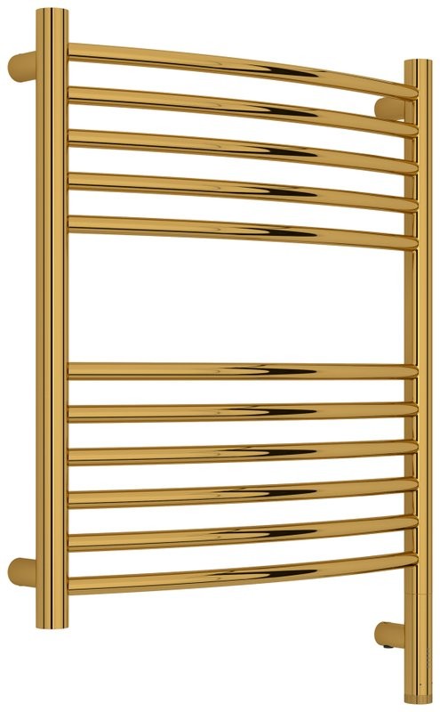 Полотенцесушитель электрический Сунержа Богема 3.1 03-6003-6050 70x55 см, подключение справа, золото, лесенка