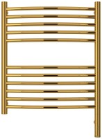 Полотенцесушитель электрический Сунержа Богема 3.1 03-6003-6050 70x55 см, подключение справа, золото, лесенка