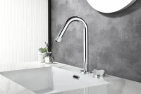 Смеситель для раковины Black&White Gravity 7108C chrome Смеситель для раковины Black&White Gravity 7108C chrome