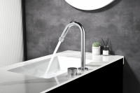 Смеситель для раковины Black&White Gravity 7108C chrome Смеситель для раковины Black&White Gravity 7108C chrome