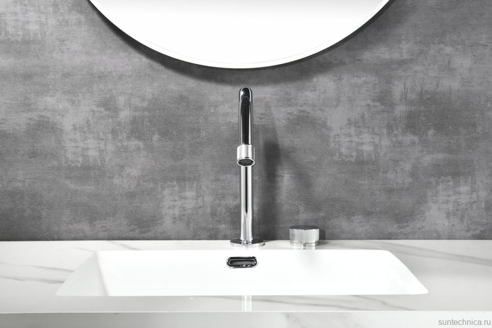 Смеситель для раковины Black&White Gravity 7108C chrome