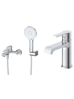 Комплект для ванной BelBagno Aurora AURORA-VASM/LVM-CRM хром