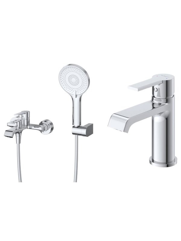 Комплект для ванной BelBagno Aurora AURORA-VASM/LVM-CRM хром