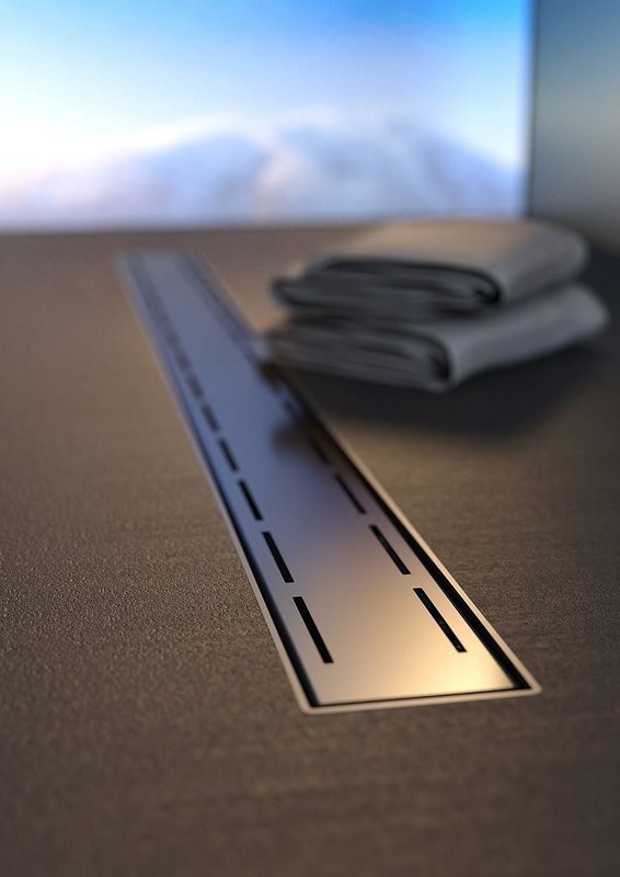 Душевой трап (лоток) MCH Chudej Line CHPA650LN 65 см, решетка хром, с сифоном