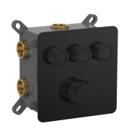 Смеситель для ванны AQUAme с термостатом встраиваемый AQM8812MB Смеситель для ванны AQUAme с термостатом встраиваемый AQM8812MB