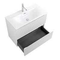 Мебель для ванной комнаты BelBagno Uno-mini 90 подвесная, 2 ящика, bianco opaco