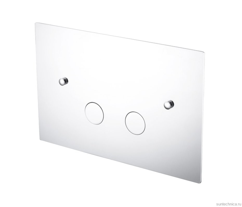 Кнопка смыва для унитаза Boheme 647-CR латунь, цвет chrome, ультраплоская