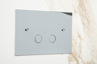 Кнопка смыва для унитаза Boheme 647-CR латунь, цвет chrome, ультраплоская