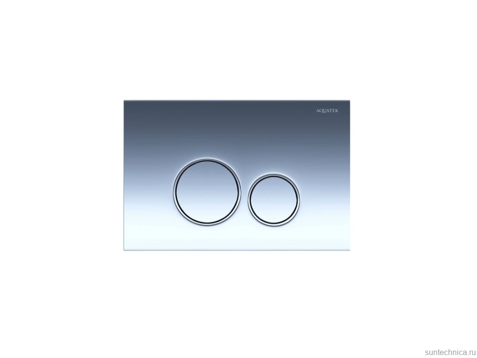 Кнопка смыва для унитаза AQUATEK Pneumo S PNS-0000012 АБС-пластик, цвет глянцевый хром