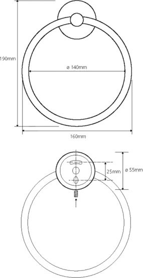 Полотенцедержатель Bemeta Omega 104104062